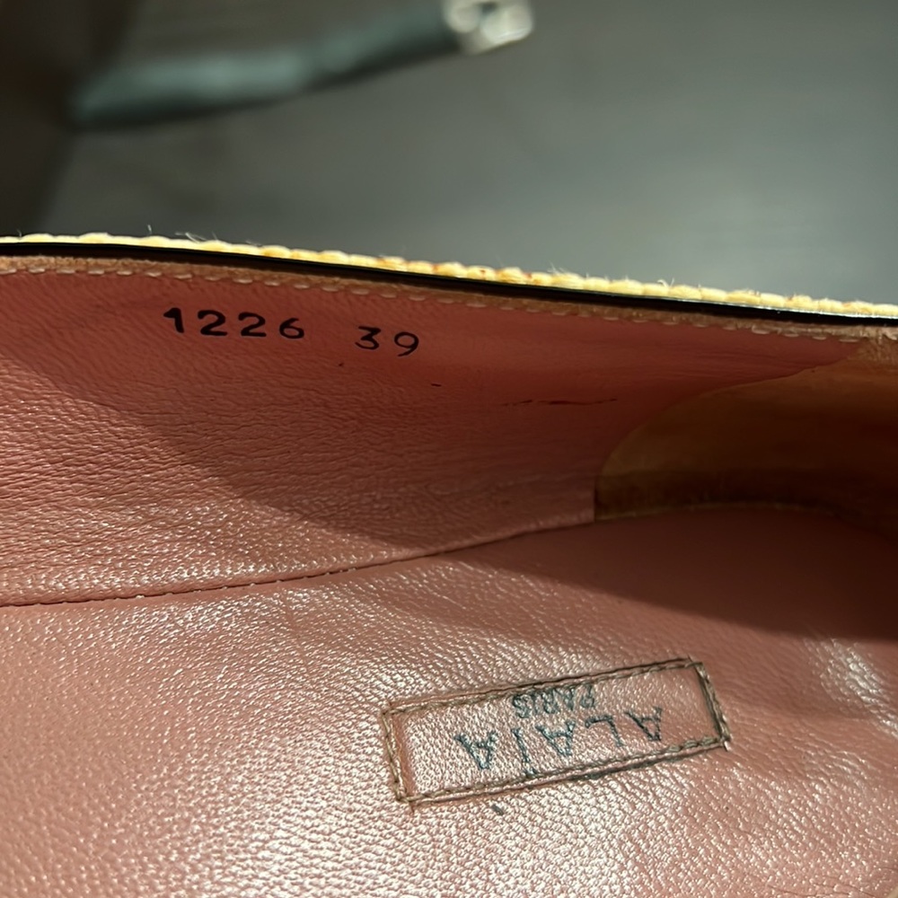 Alaia Paris Wicker flats - Picture 5 of 7